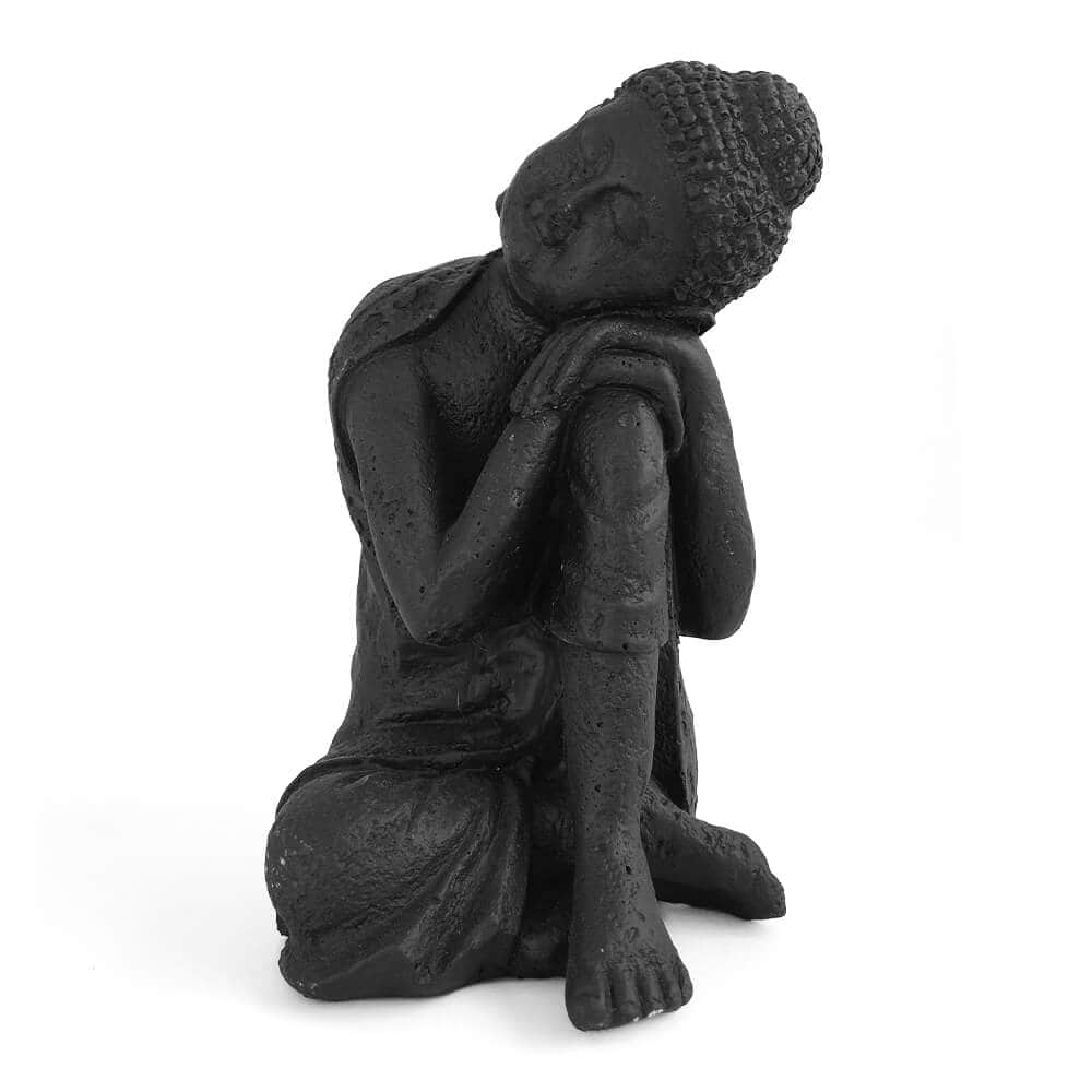 undefined | Estátua Buddha Descansando - Cabeça no joelho