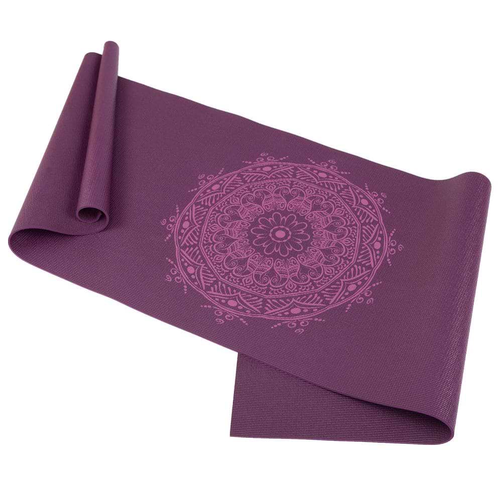 undefined | Tapete de yoga estampado Leela Mandala – 4.5mm PVC ecológico
