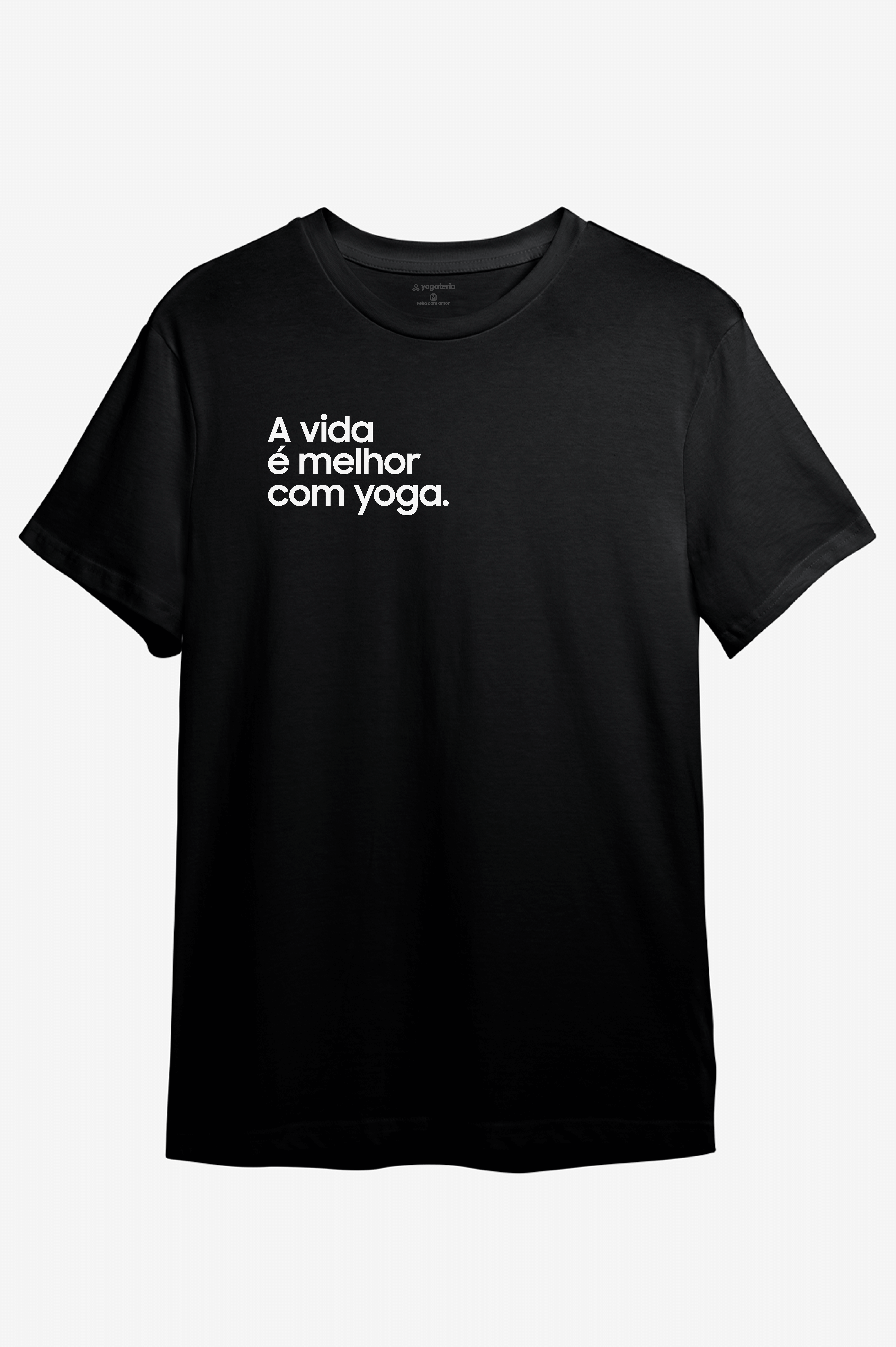 undefined | Camiseta A vida é melhor com yoga