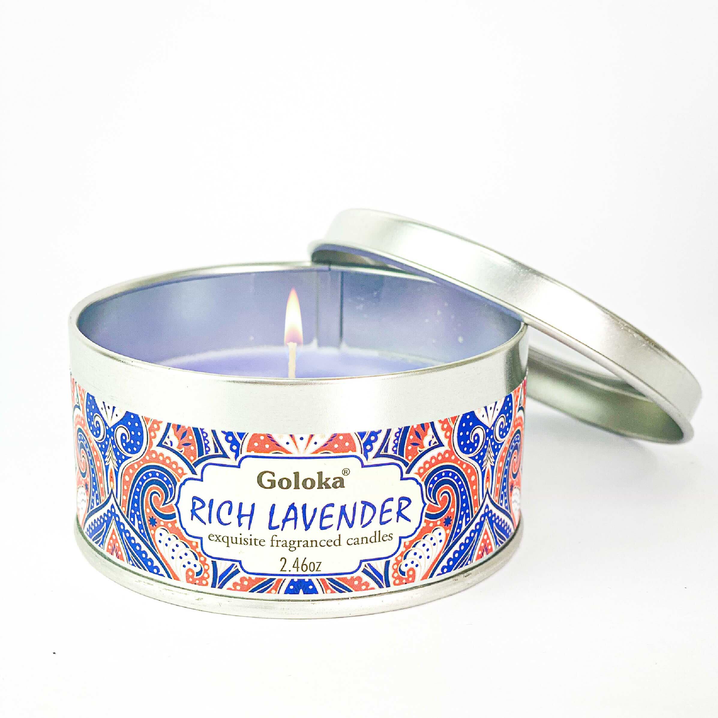 undefined | Vela Aromática Lavanda Goloka