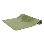 Tapete de yoga estampado Phoenix verde folha – 4mm PU borracha natural