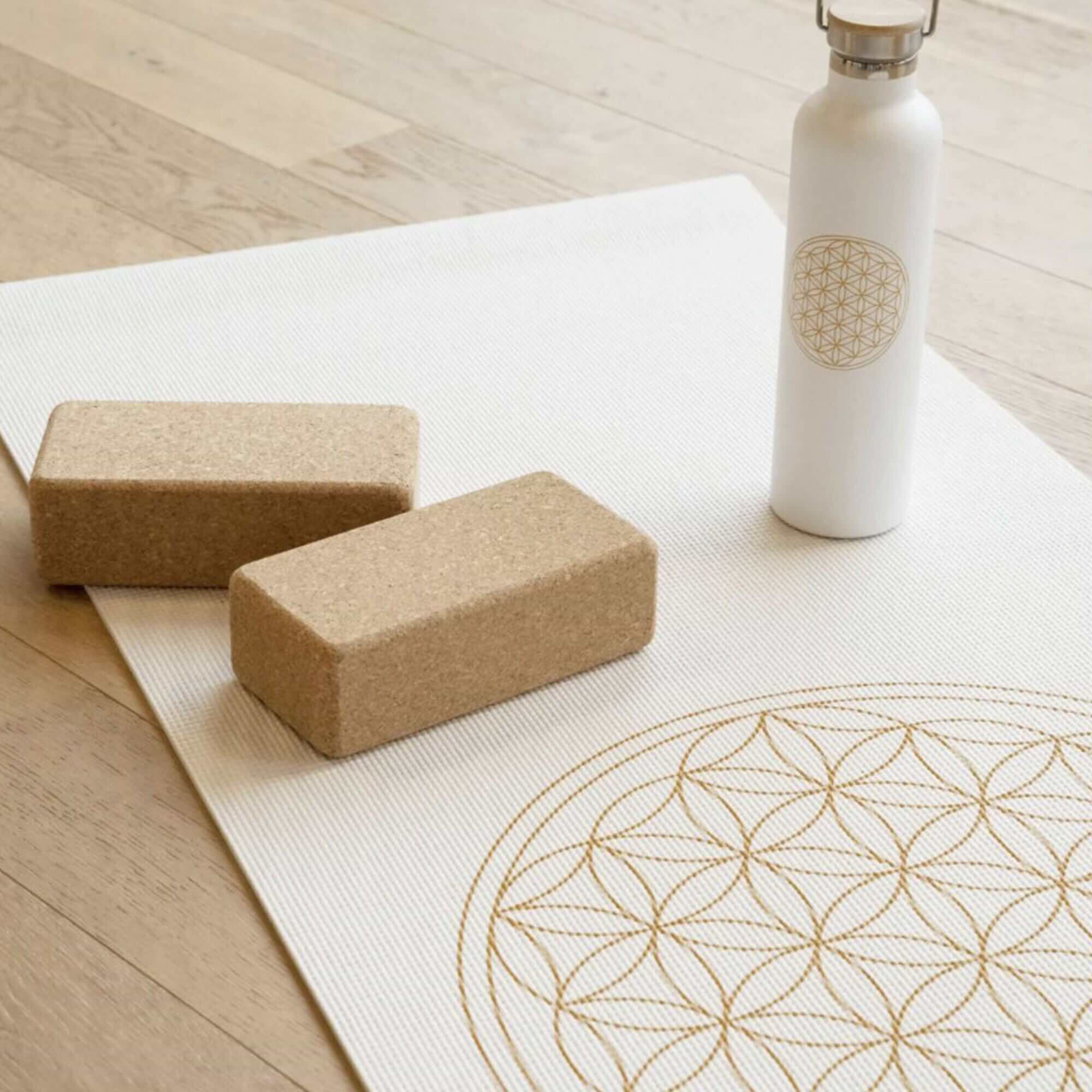 Tapete de yoga estampado Leela Flor da Vida – 4.5mm PVC ecológico 24 tapete-yoga-flordavida-yogateria-branco-8