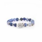 Pulseira Mala Ágata Azul 17