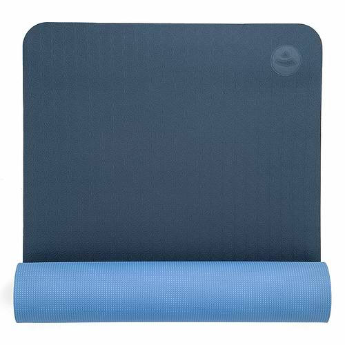 tapete yoga yogateria lotus pro azul