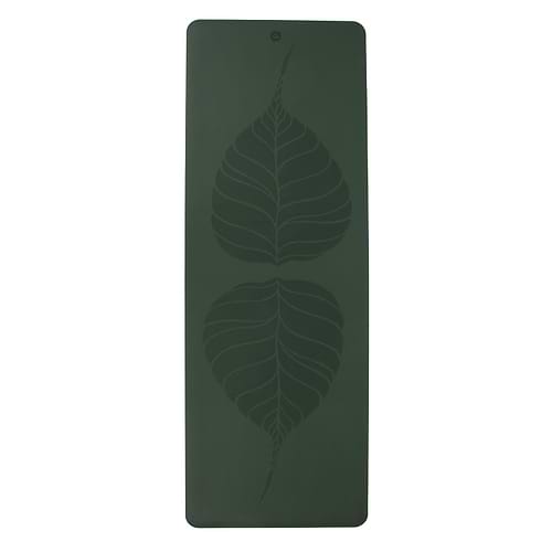 Tapete de yoga estampado Phoenix verde floresta  – 4mm PU borracha natural