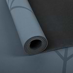 Tapete de yoga estampado Phoenix azul grafite  – 4mm PU borracha natural