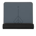 Tapete de yoga estampado Phoenix azul grafite  – 4mm PU borracha natural