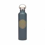 Garrafa Térmica Flor da Vida - 1 Litro - Grafite 2