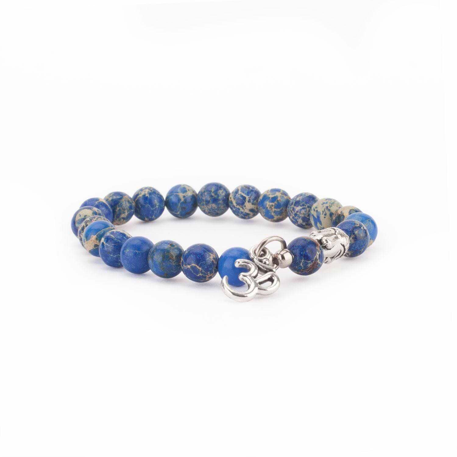 undefined | Pulseira Mala Jaspe Azul