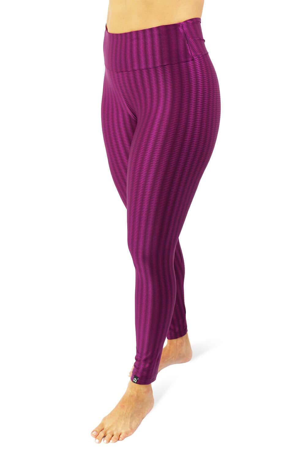 Calça Legging com Textura Ganga