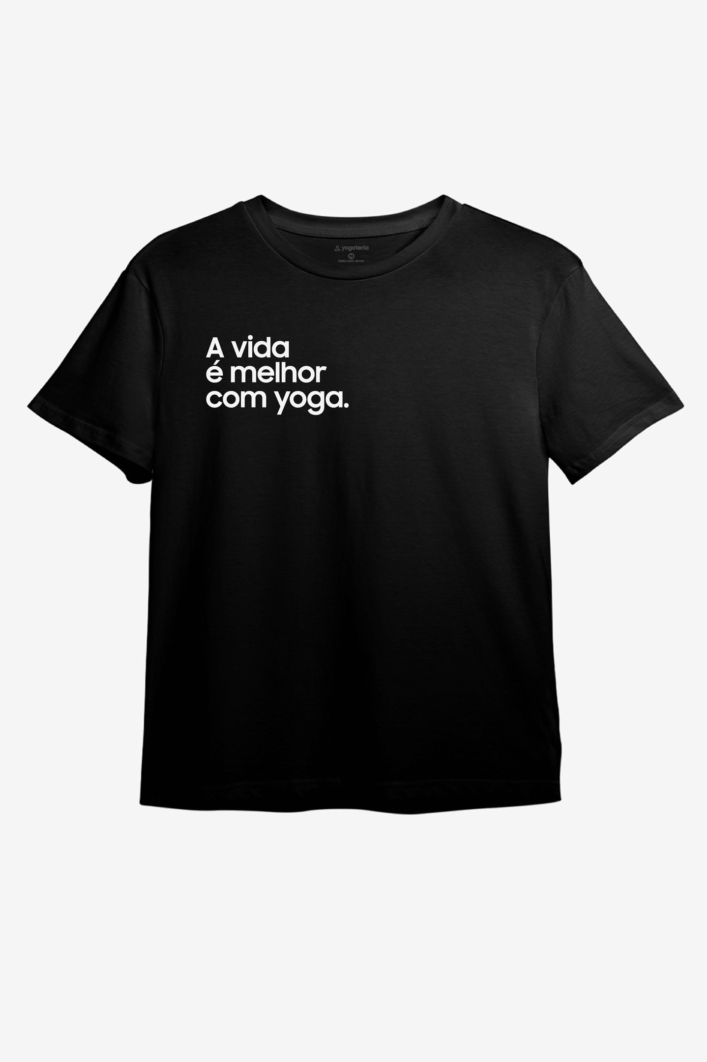 undefined | Camiseta A vida é melhor com yoga