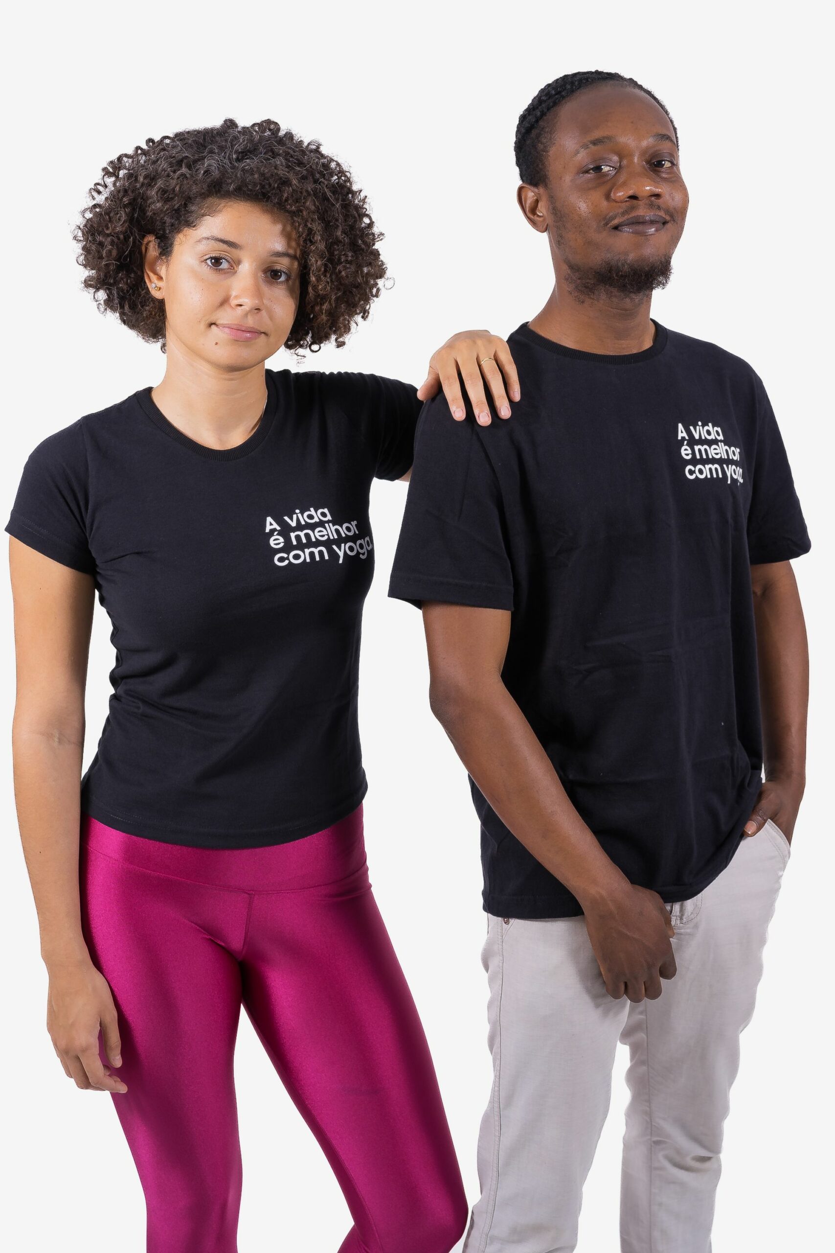 Camiseta A vida é melhor com yoga — imagem 3