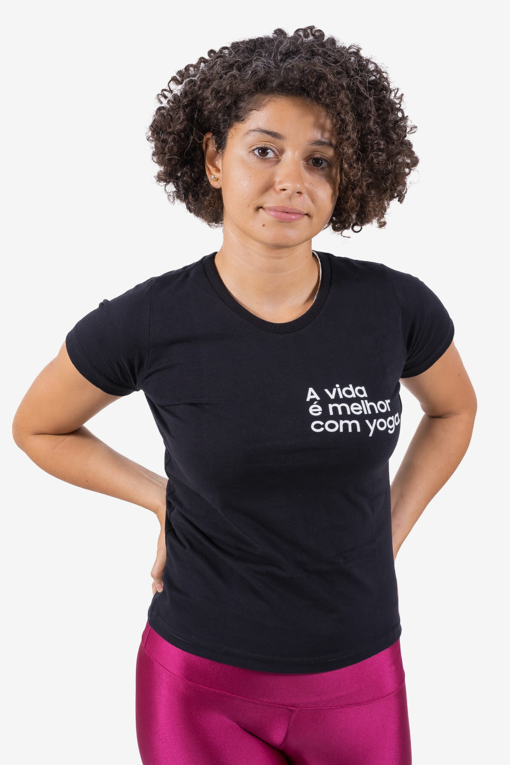 Camiseta A vida é melhor com yoga — imagem 5