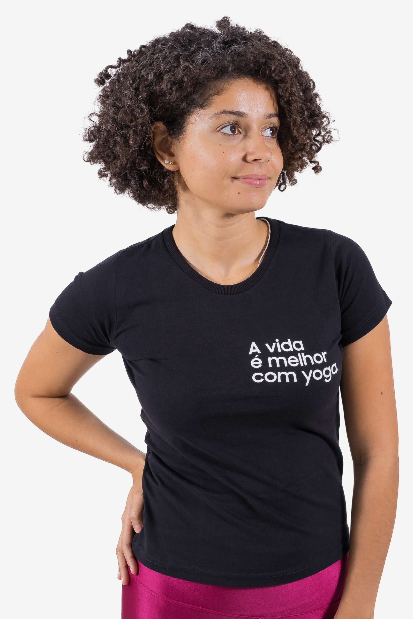 Camiseta A vida é melhor com yoga — imagem 2