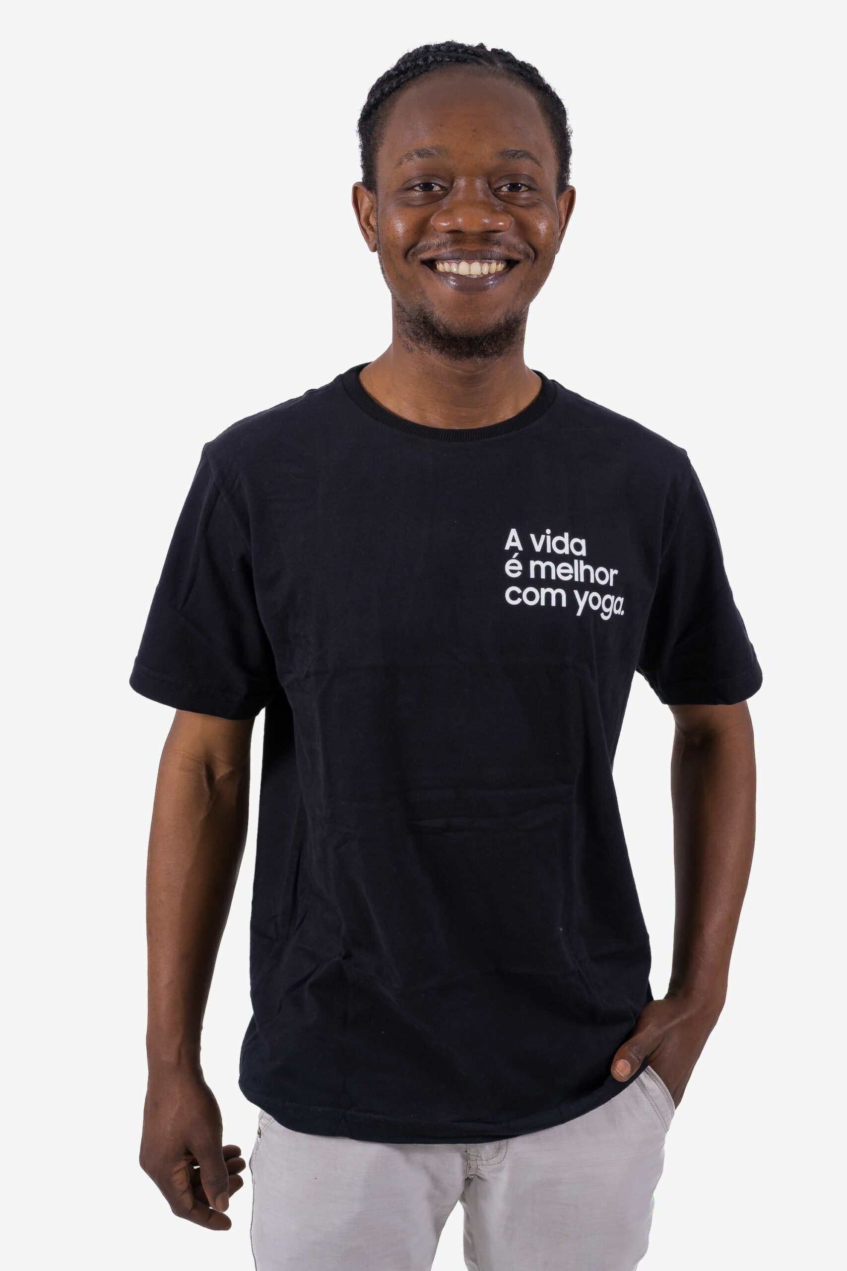 Camiseta A vida é melhor com yoga — imagem 4