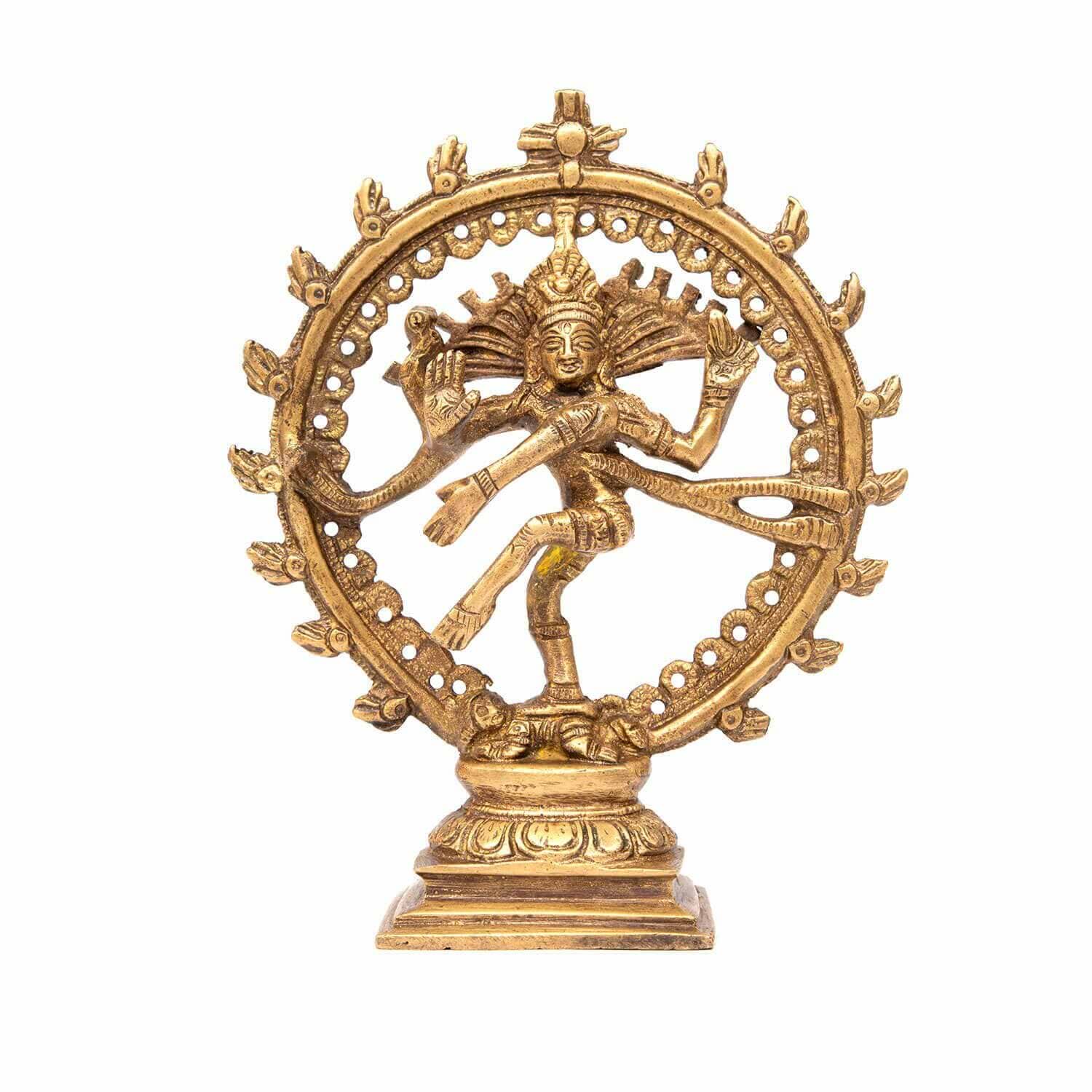 Estátua Shiva Nataraja - Bronze 14cm