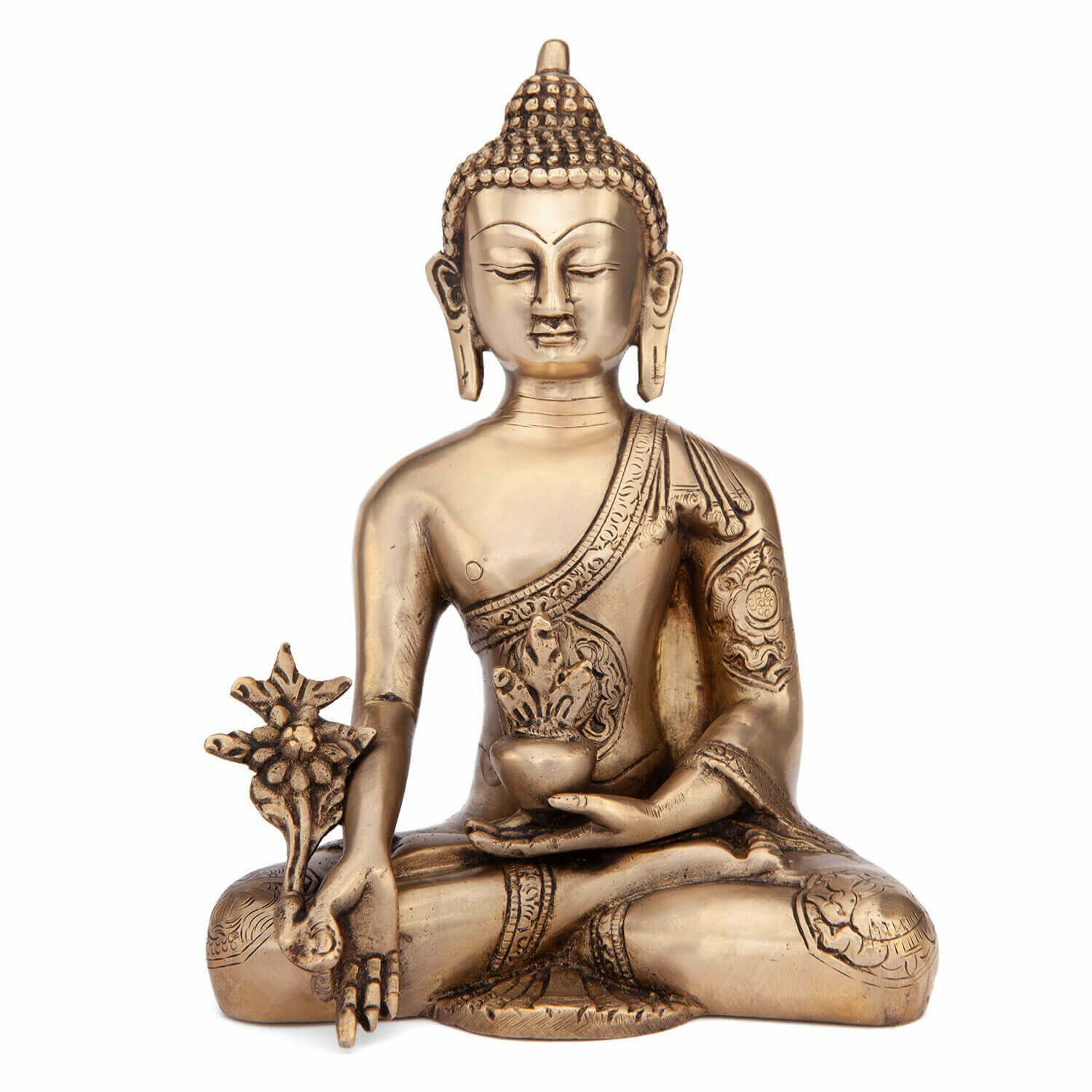 Estátua Buddha da Medicina - Bronze