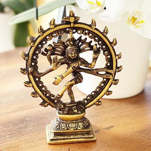 nataraja-1 Estátua Shiva Nataraja - Bronze 14cm