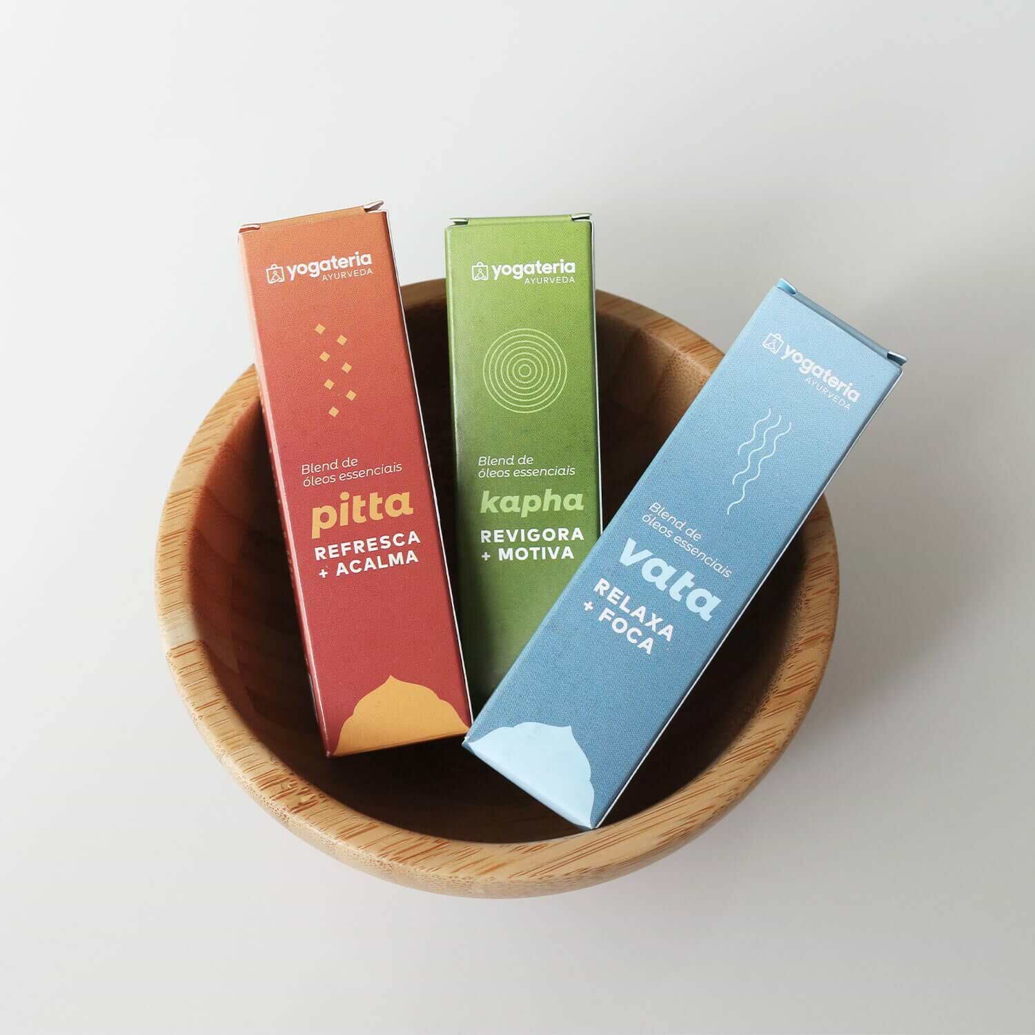 Kit de Blend de Óleos Essenciais Roll-on - Ayurveda Tridosha 18 blend-oleo-essencial-yogateria-13