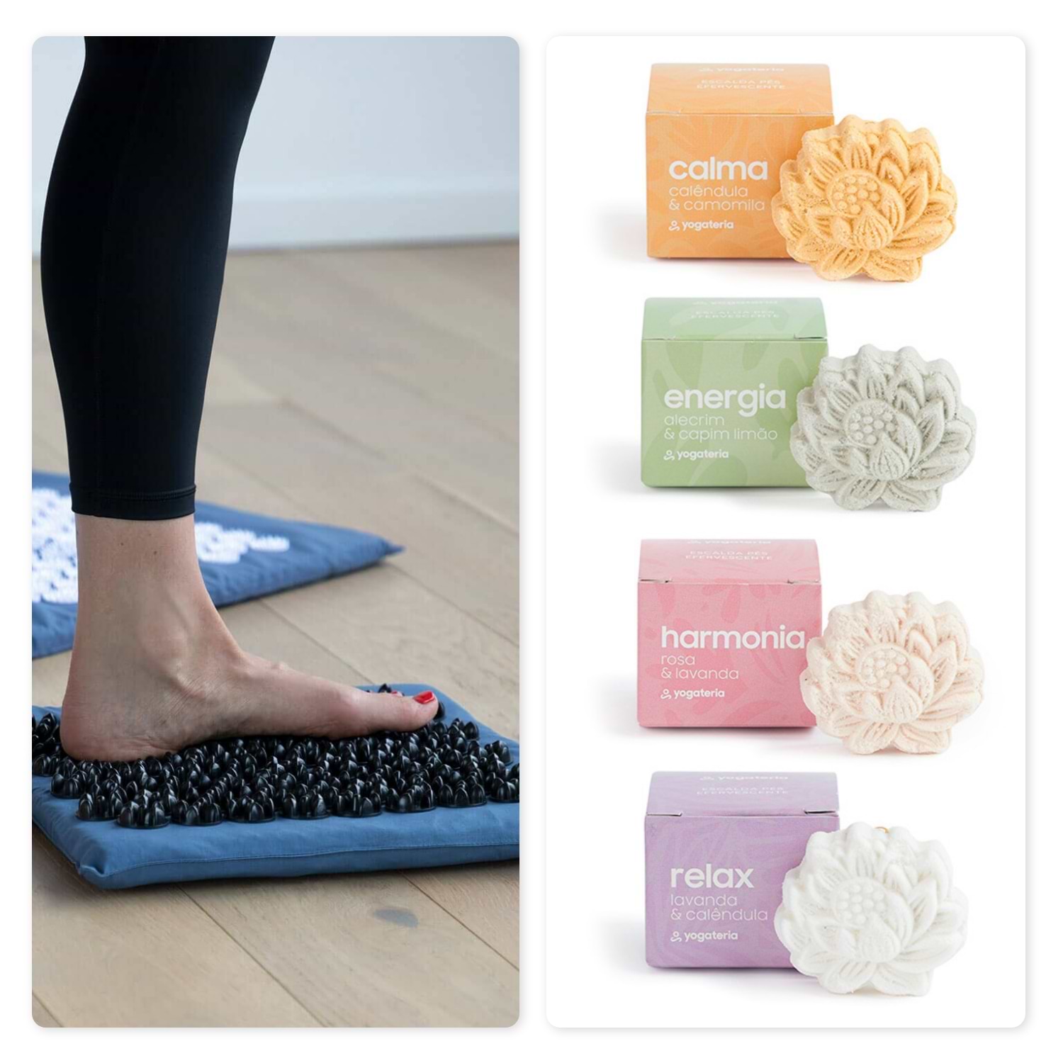 undefined | Kit ritual para os pés - Acupressão e escalda pés