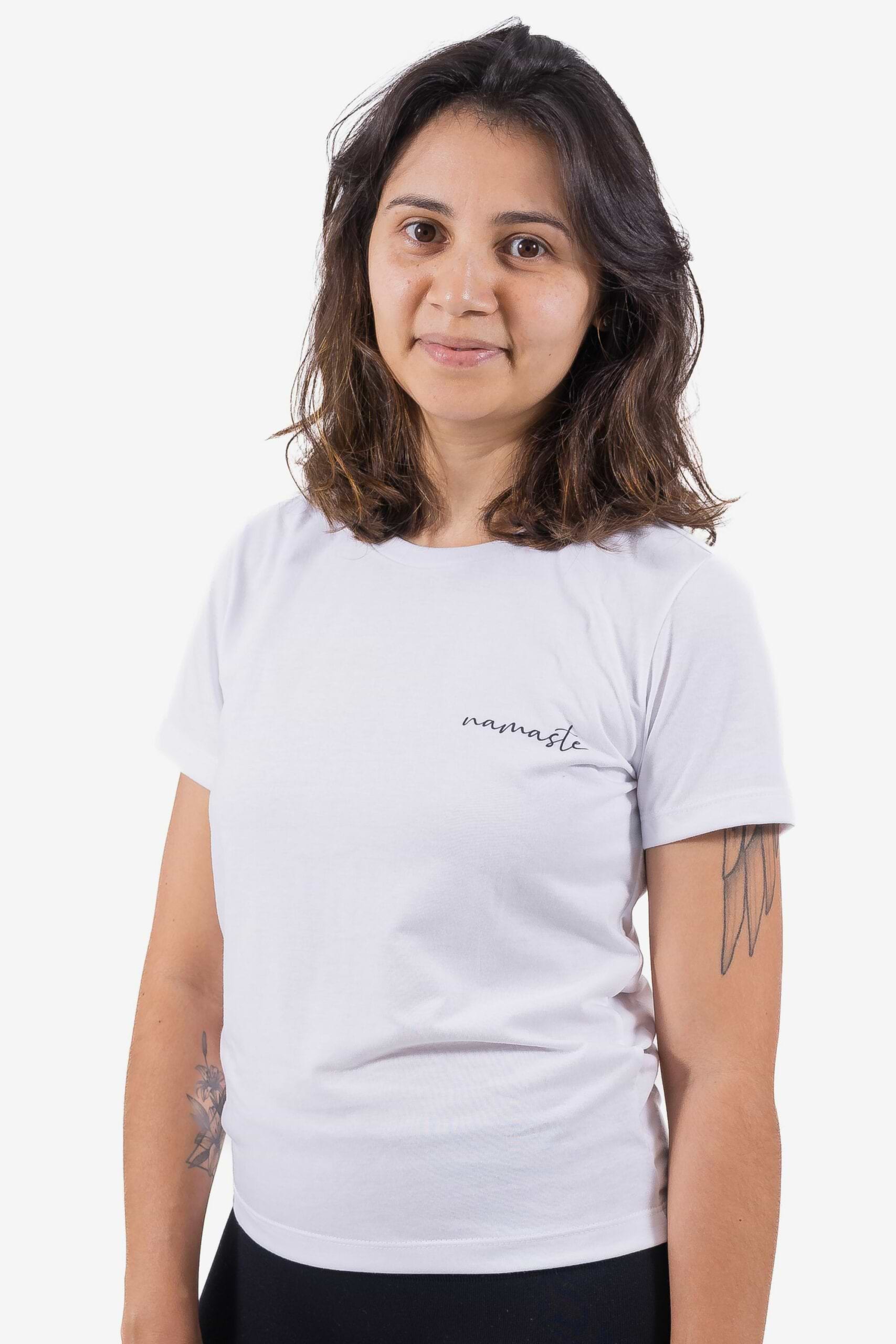 Camiseta Namaste Caligrafia — imagem 2