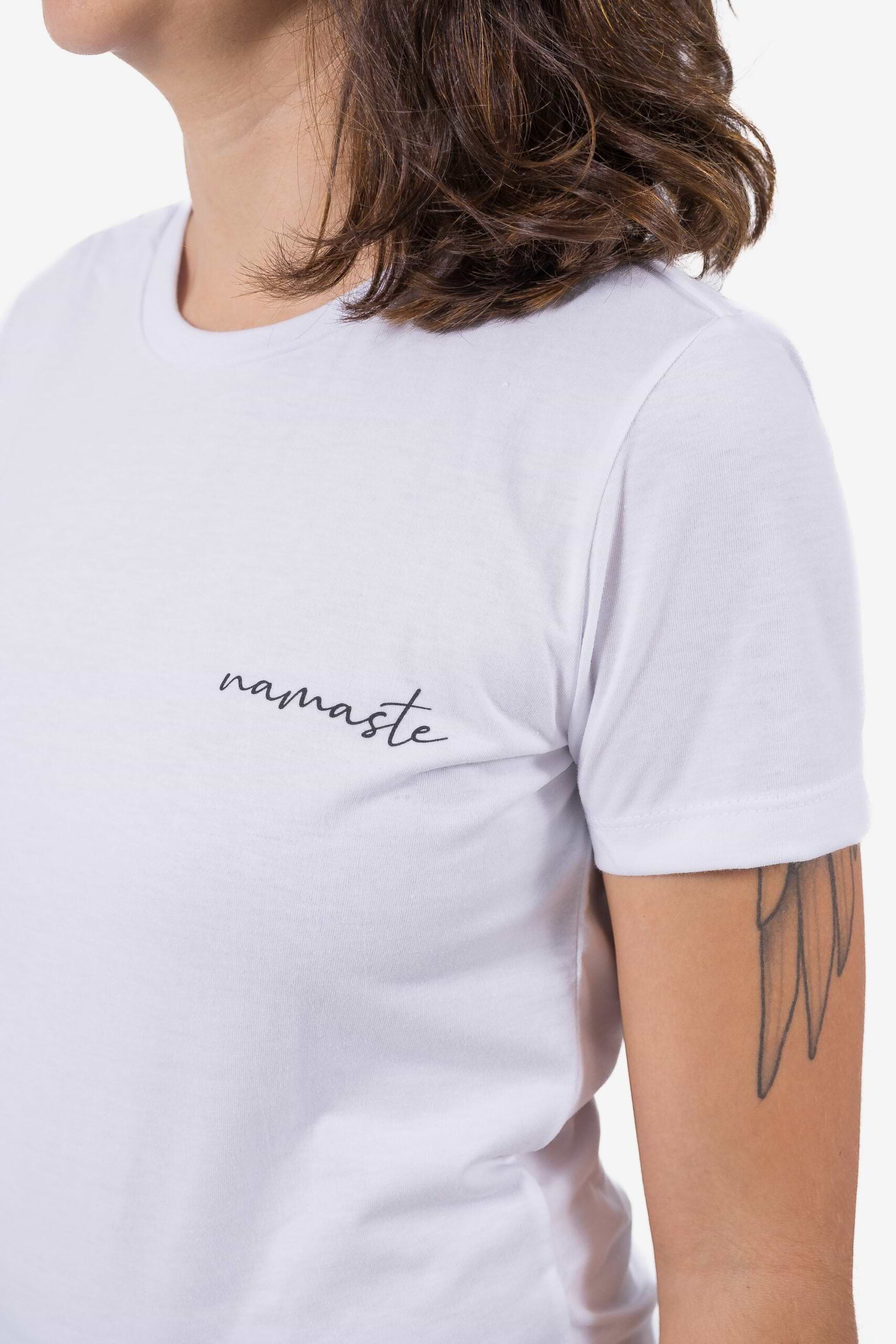Camiseta Namaste Caligrafia — imagem 4
