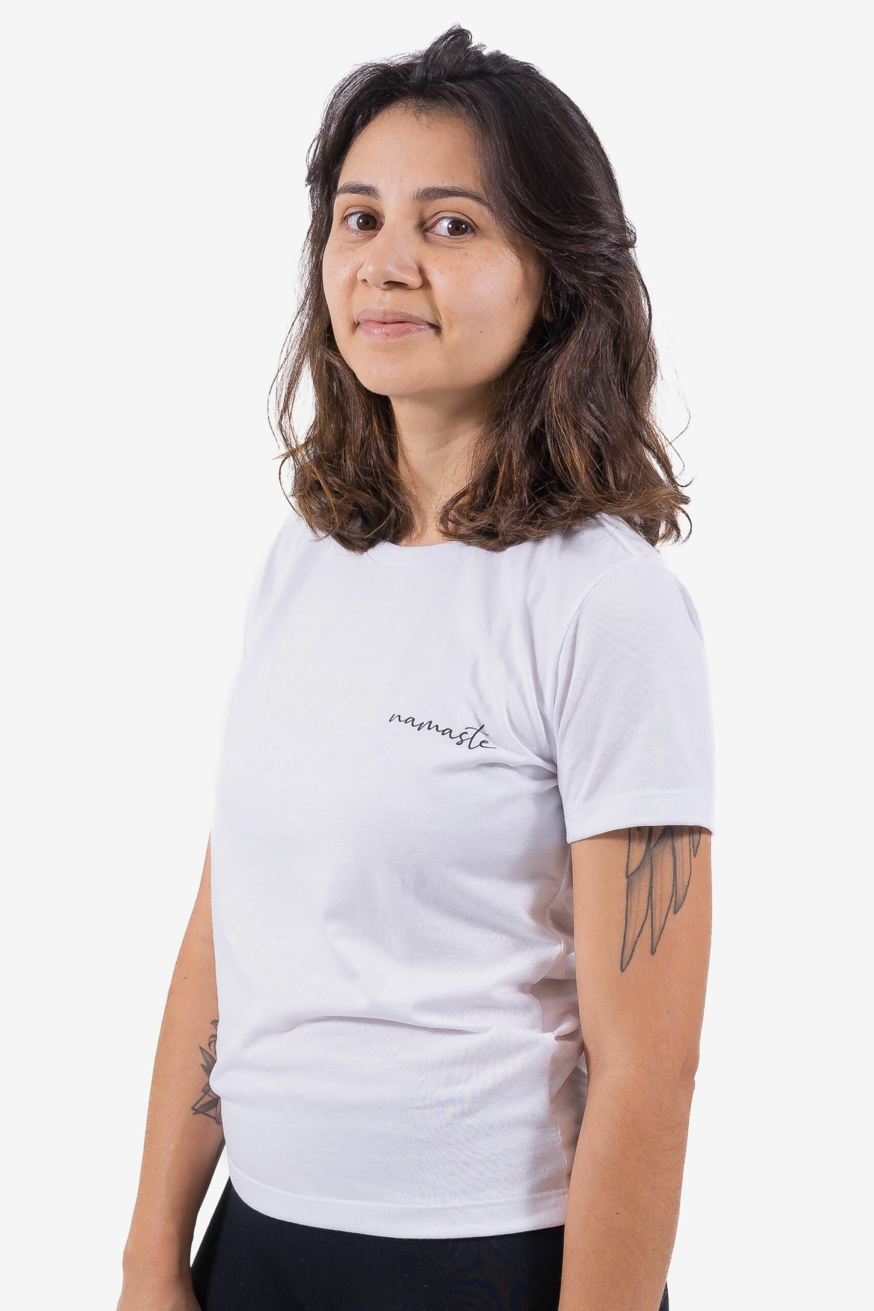 Camiseta Namaste Caligrafia 11 camiseta-babylook-namaste-yogateria-10