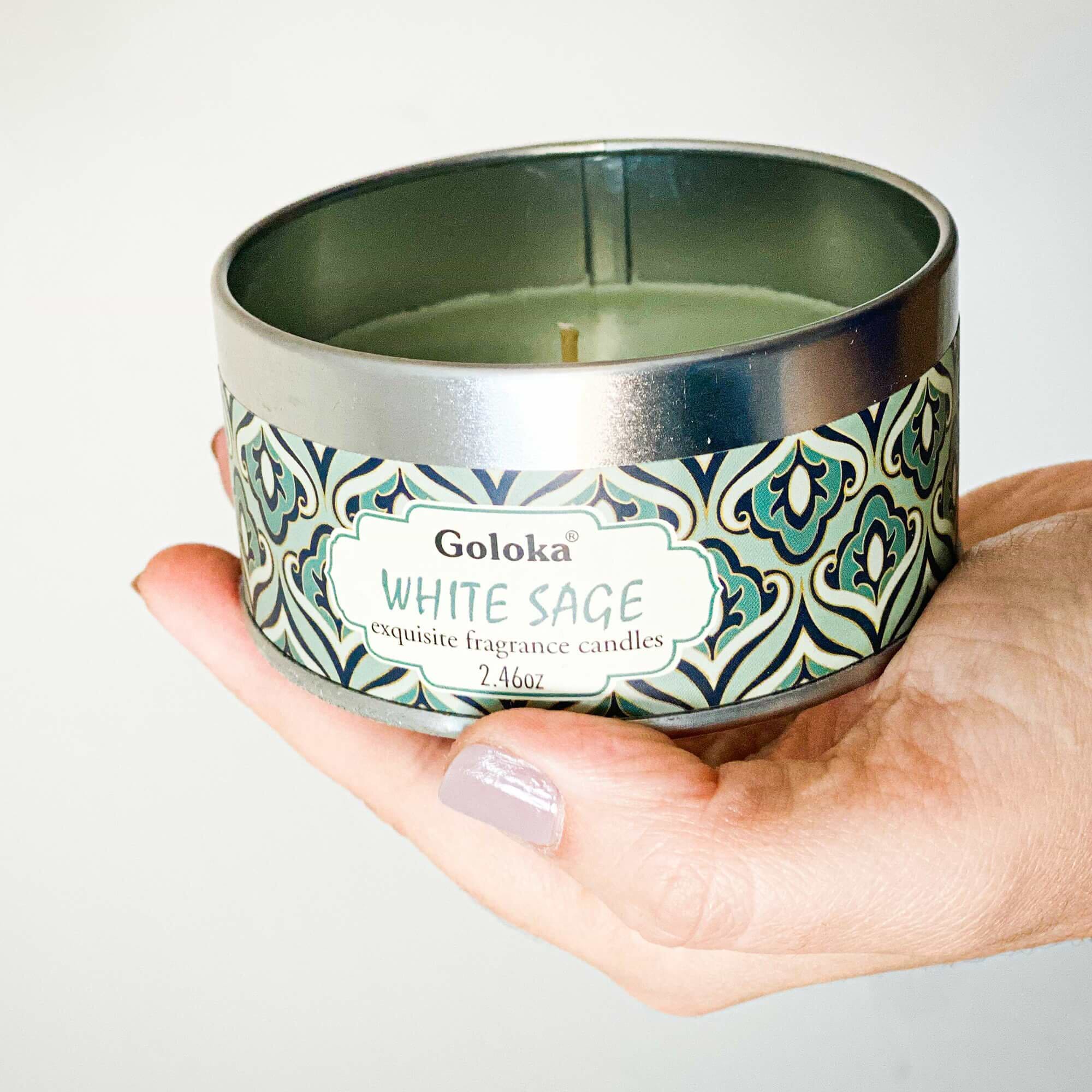 Vela Aromática Sálvia Branca Goloka 17 vela-aromatica-yogateria-salvia-branca-3