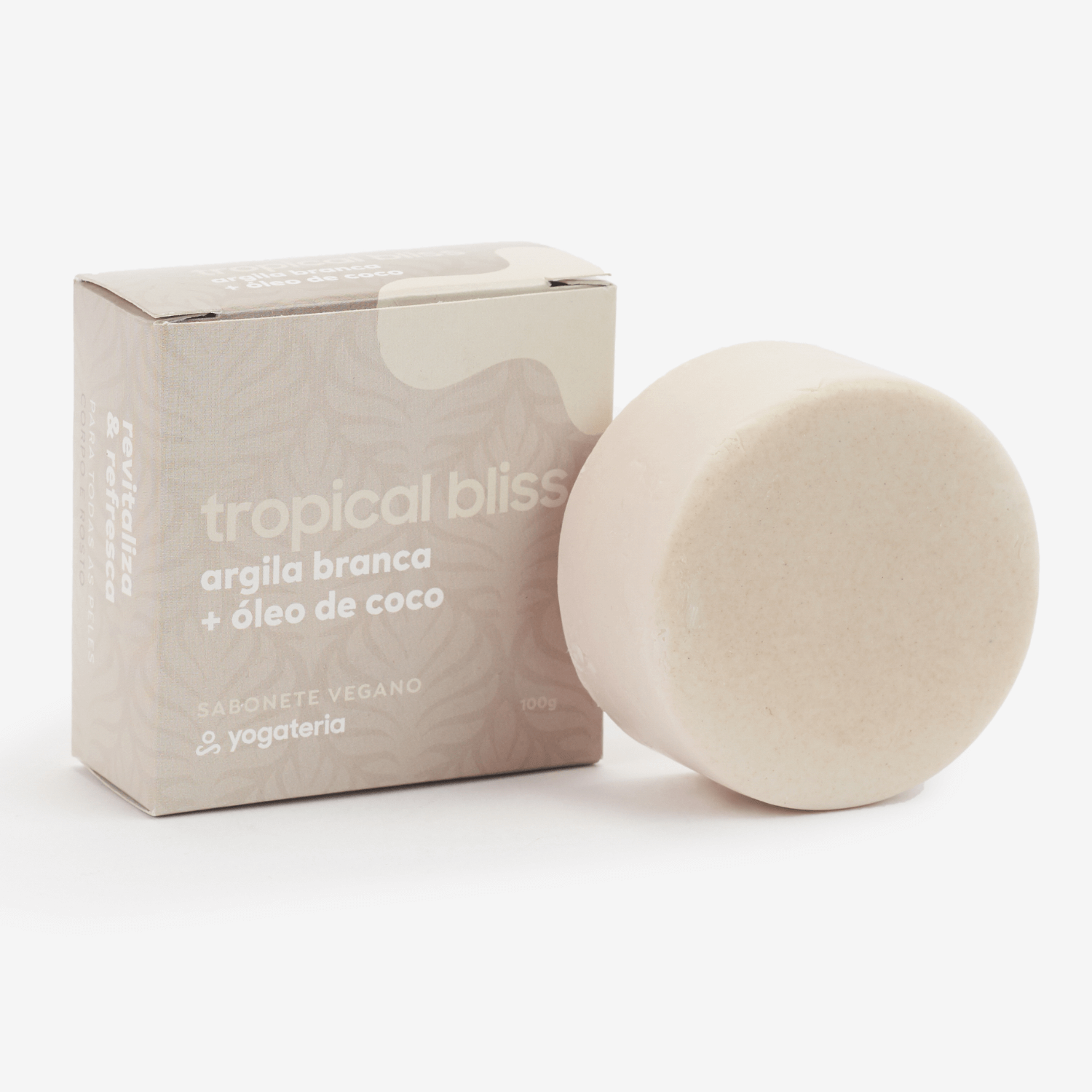 undefined | Sabonete Vegano Tropical Bliss - Argila Branca