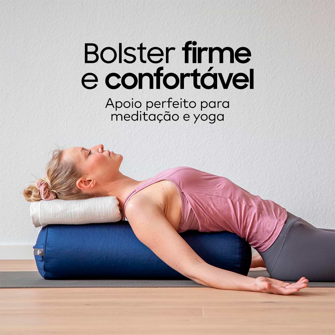 リラクゼーショングッズ YOGA Tera Bolster Bolster Cilíndrico almofadão yoga fibra paina l Yogateria