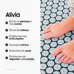 Tapete e Almofada de Acupressão e Massagem Vital - Grande