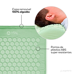Tapete e Almofada de Acupressão e Massagem Vital - Grande