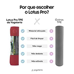 Tapete de yoga ecológico Lotus Pro – 6mm TPE
