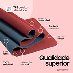 Tapete de yoga ecológico Lotus Pro – 6mm TPE