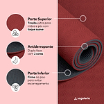 Tapete de yoga ecológico Lotus Pro – 6mm TPE