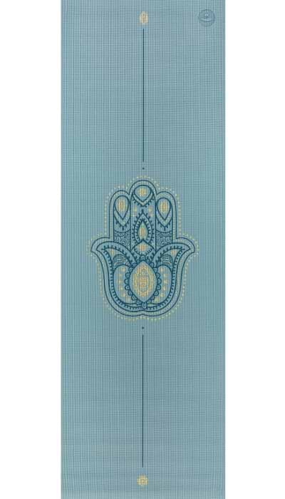 undefined | Tapete de yoga estampado Leela Proteção Hamsa - 4.5mm PVC ecológico