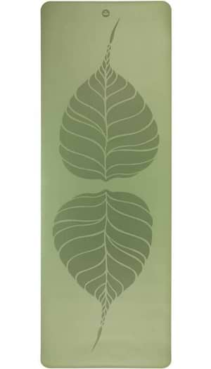 tapete yoga yogateria phoenix folha verde