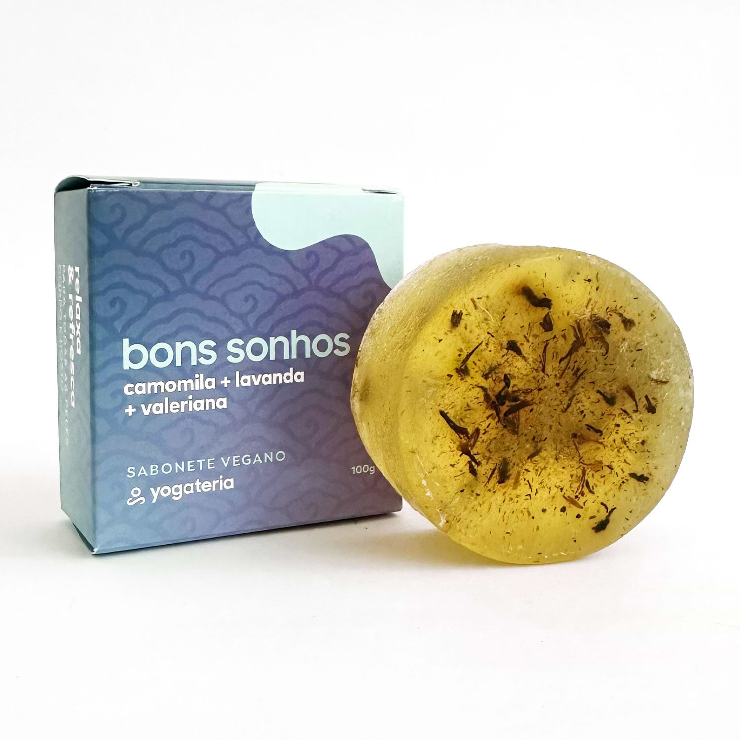 Sabonete Vegano Bons Sonhos - Lavanda, Camomila e Valeriana