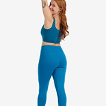 Legging Cross - Yogateria - Azul Caribe - 03