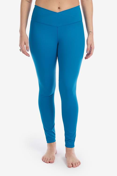Legging Cross - Yogateria - Azul Caribe - 05