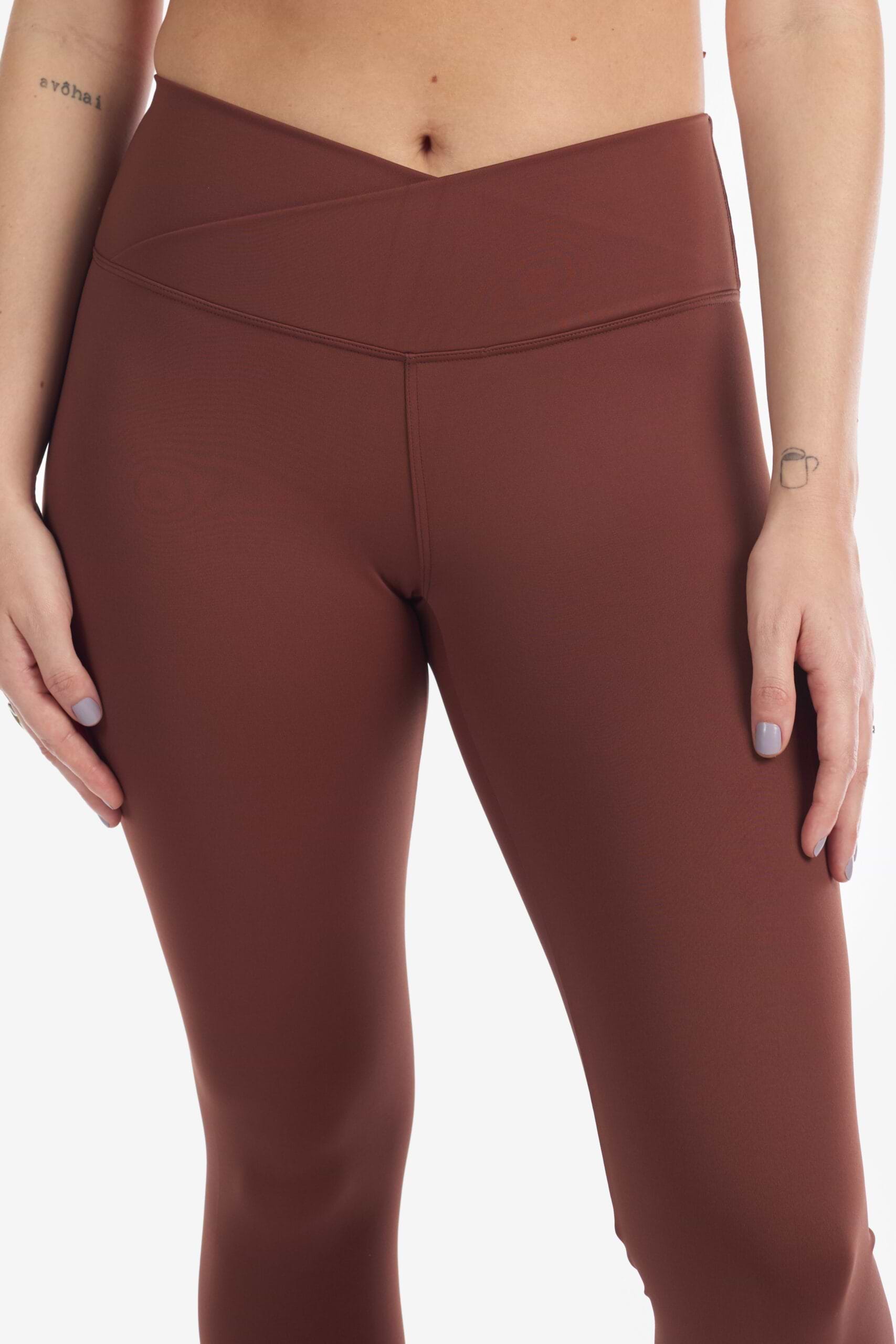 Legging Cross - Yogateria - Cacau - 04