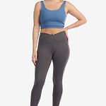 Legging Cross - Yogateria - Grafite - 01