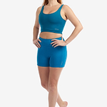 Short Go - Yogateria - Azul Caribe - 02