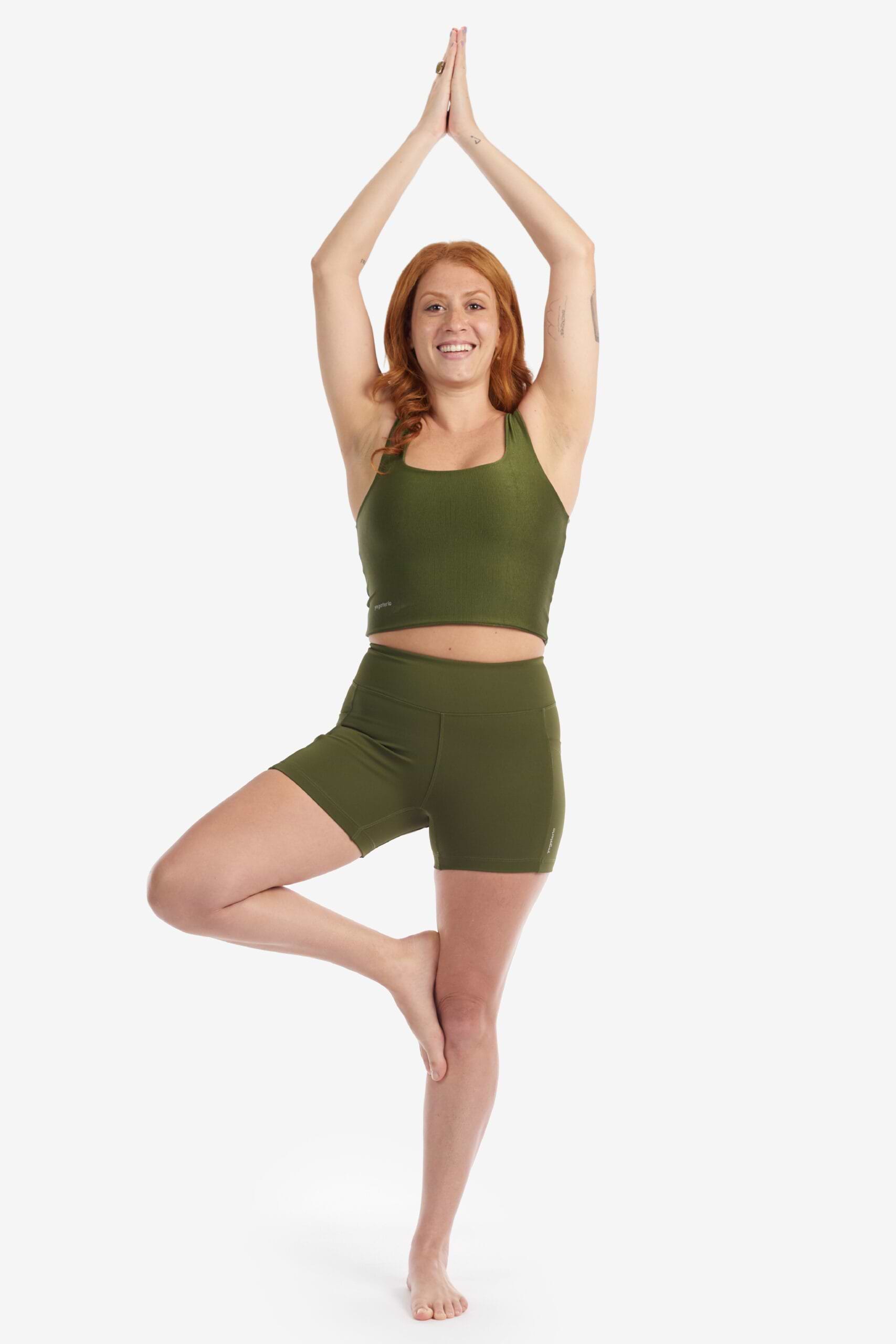 Short Go - Yogateria - Verde Militar - 02