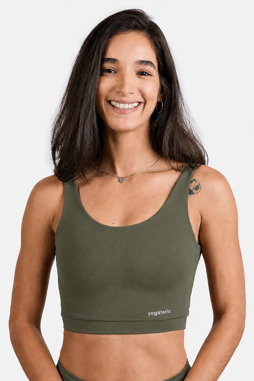 yogateria top harmony verde oliva 2