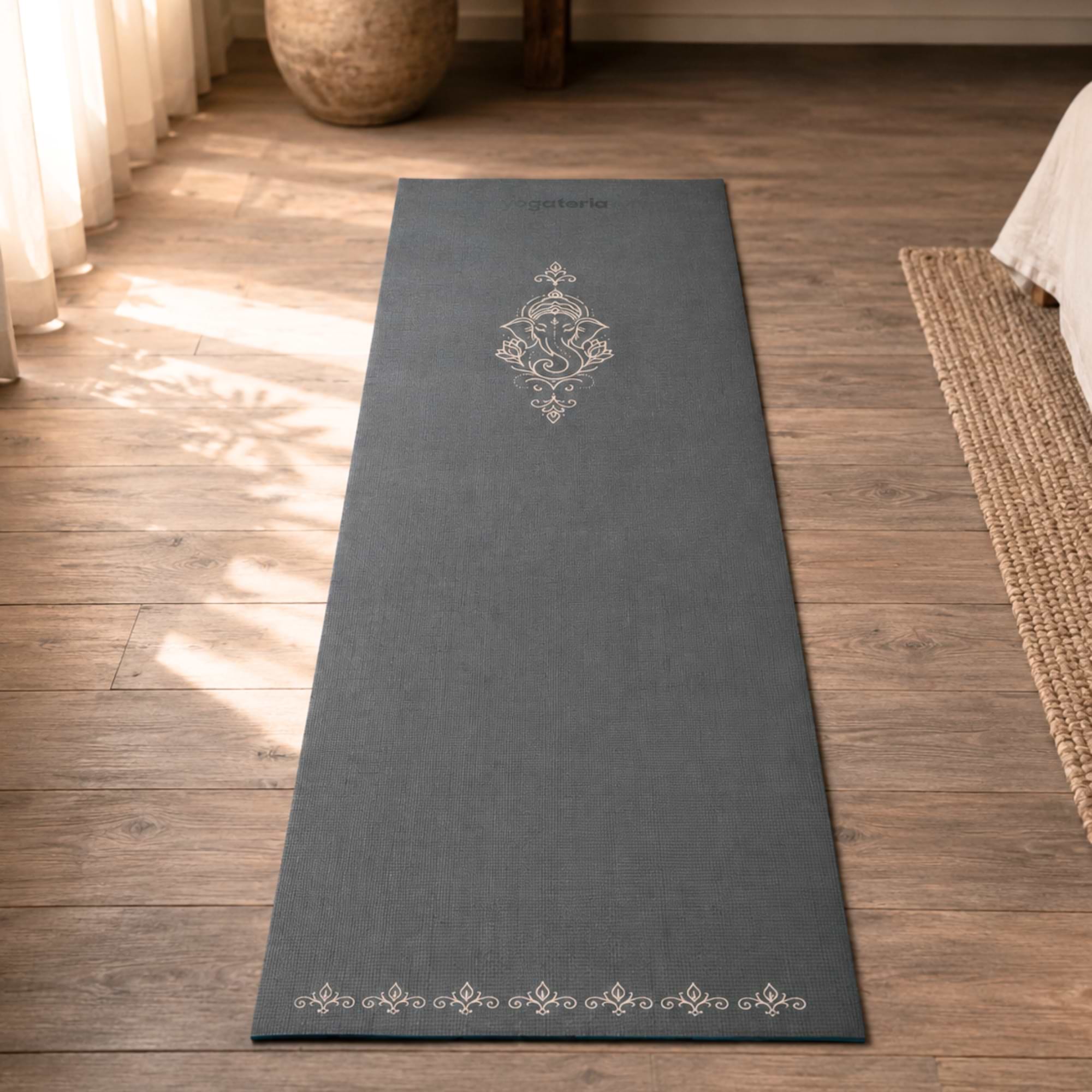 Tapete de Yoga Estampado Leela Ganesha - 4.5mm PVC eco
